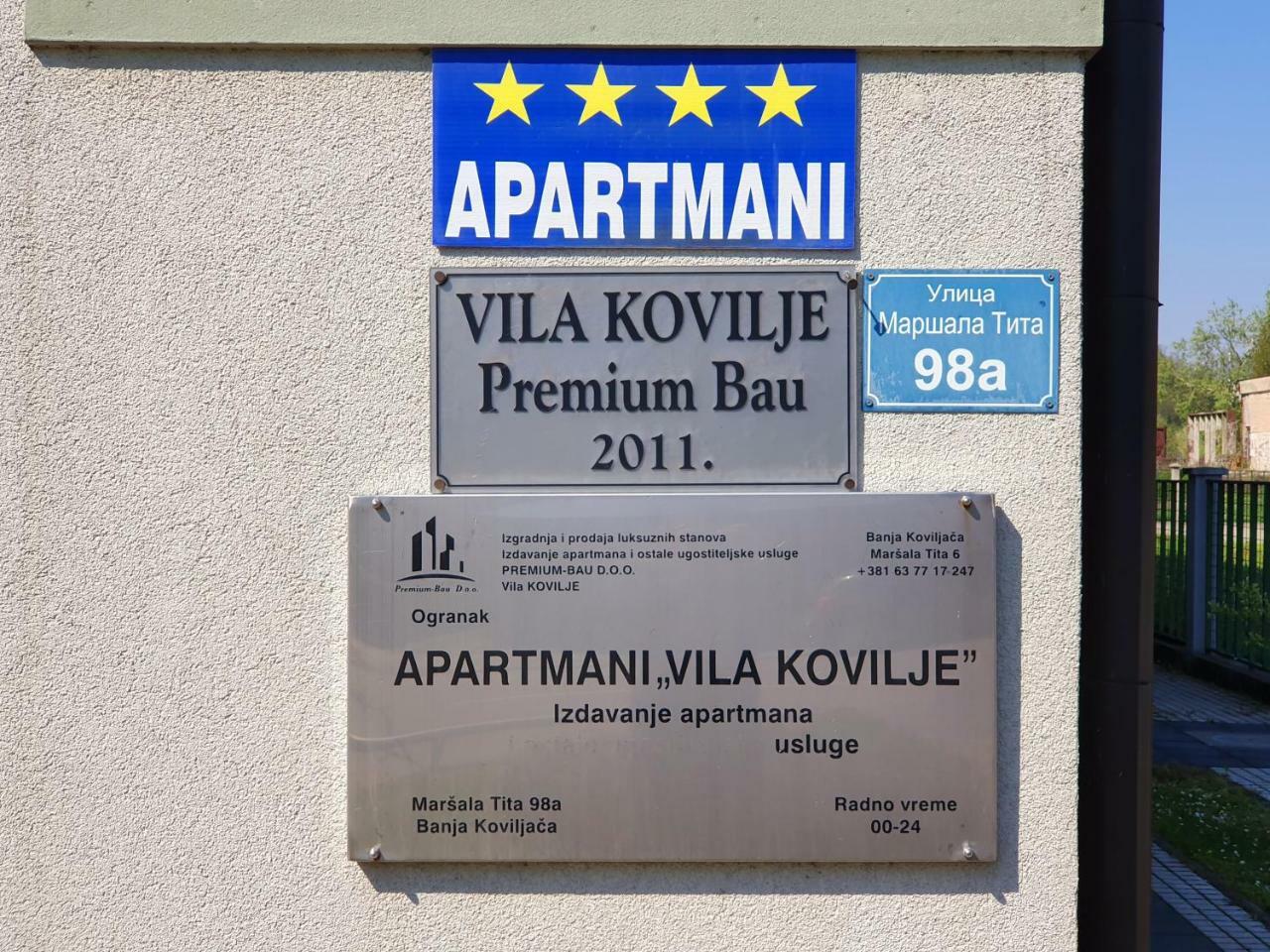 Apartmani - Vila Kovilje Banja Koviljača Екстериор снимка